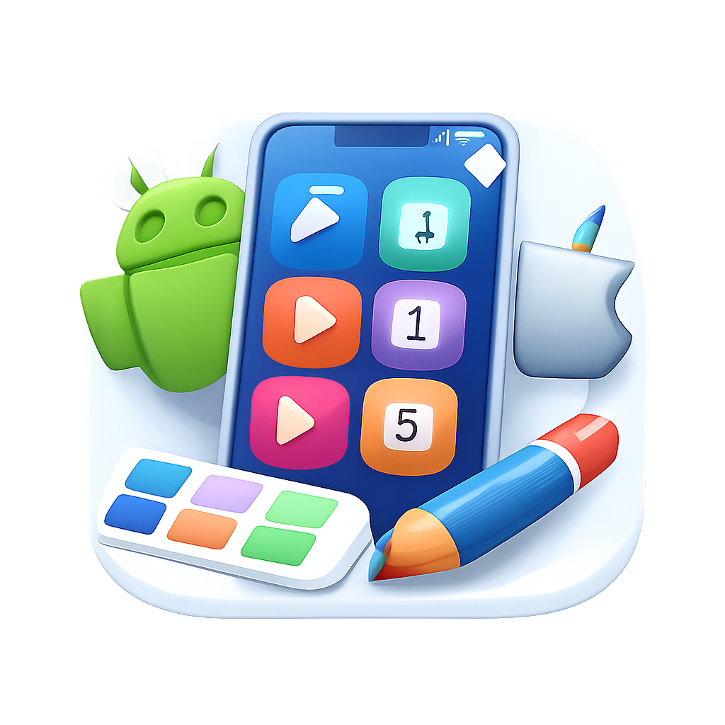 Jenereta ya aikoni ya programu ya Android na iOS